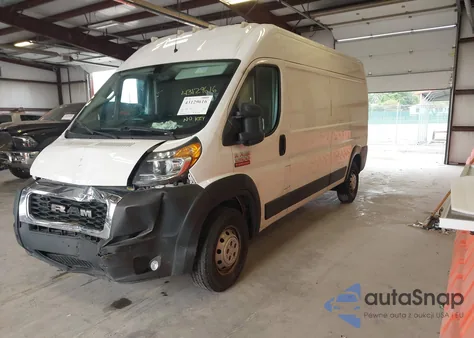 2020 Ram Promaster 2500 High Roof 159 Wb z USA, uszkodzony, nr VIN 3C6TRVDG6LE115521
